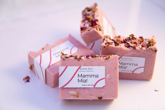 handmade soap oatmeal milk and honey, wild geranium breeze and sea salt mist