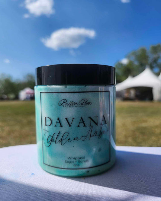 Davana & Golden Amber Whipped Soap & Scrub