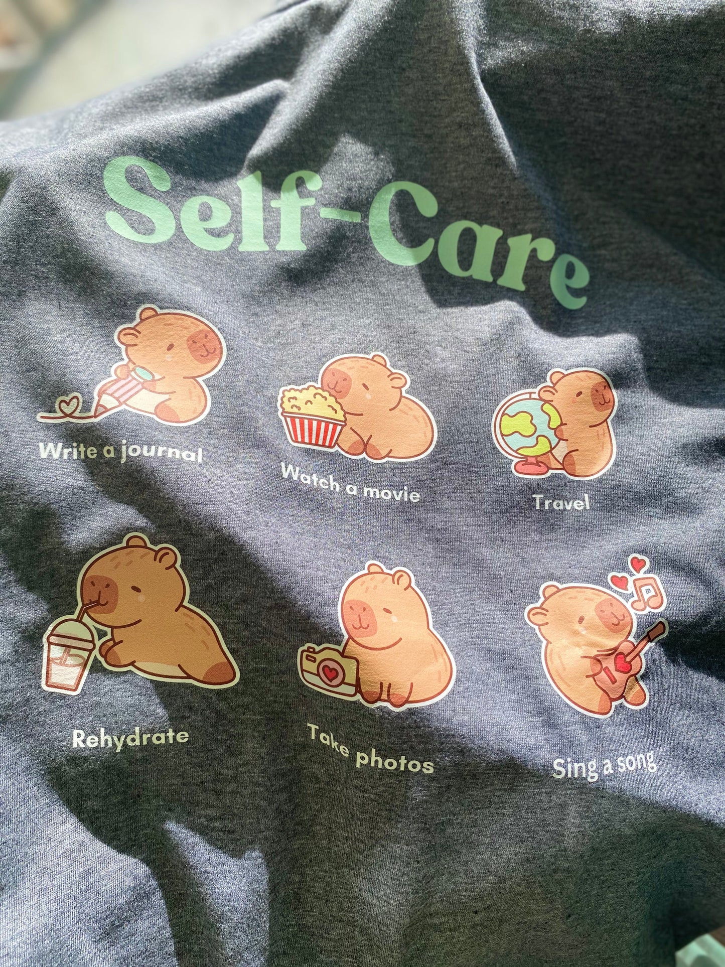 Capybara Self-Care  Shirt