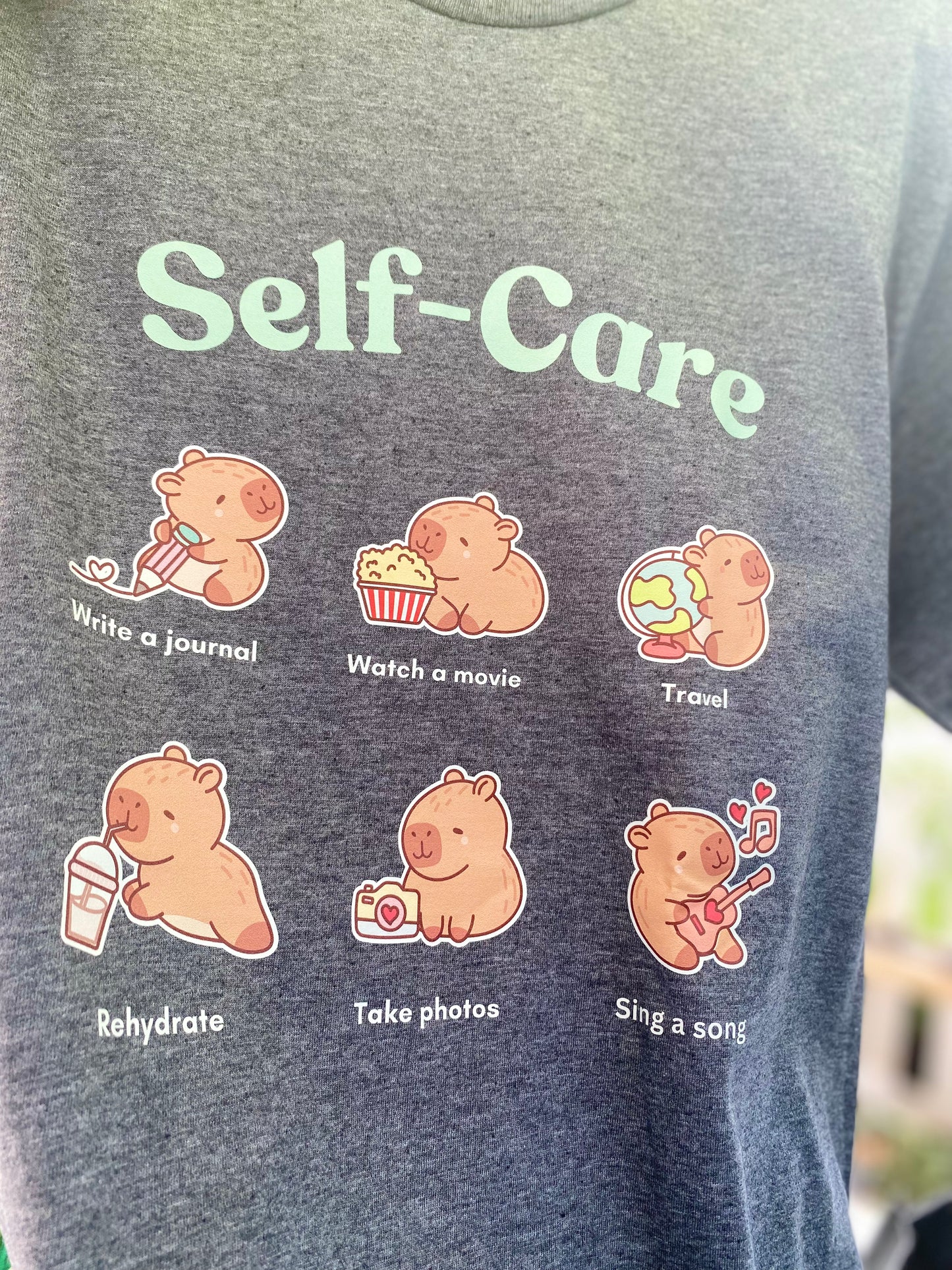 Capybara Self-Care  Shirt