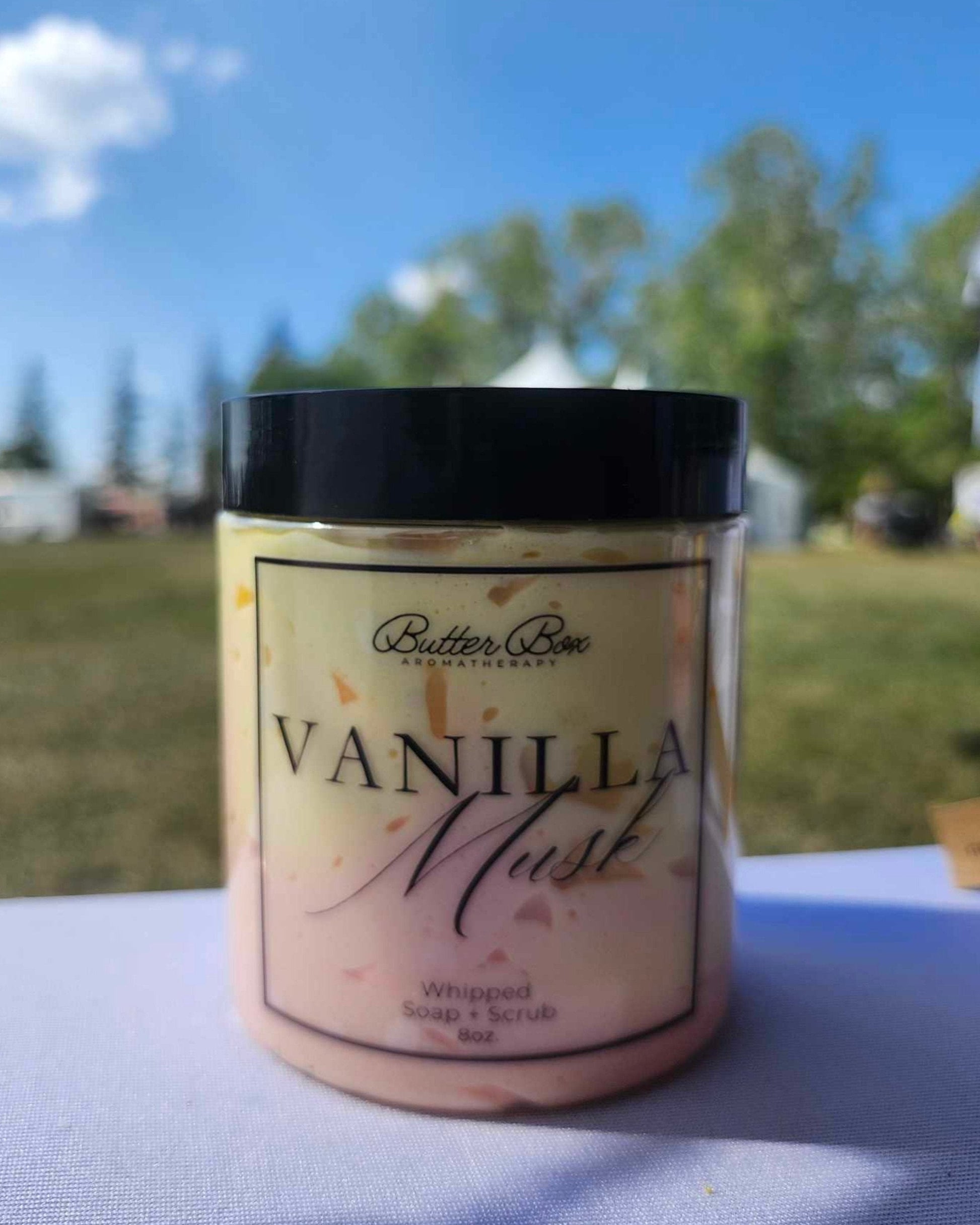 Vanilla Musk Whipped Soap & Scrub